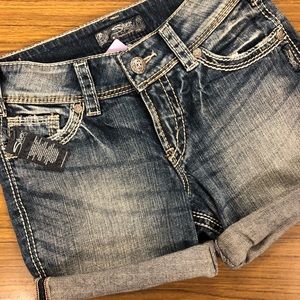 Sz 26 Silver Jeans Shorts